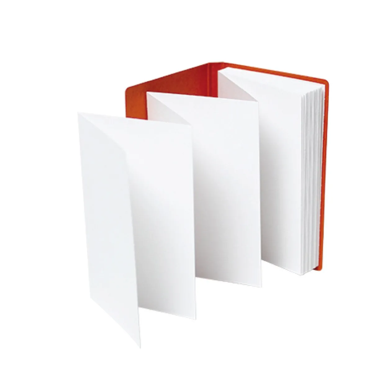 Accordion Notebook Memo Vermillion