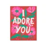Adore You Flowers Greeting Card