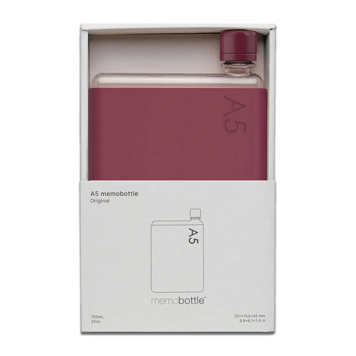 A5 Drink Bottle with Wild Plum Sleeve Bundle