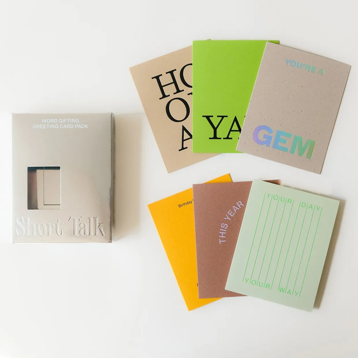 Birthday Pack Set of 6 Greeting Cards