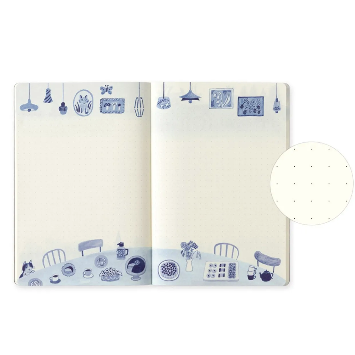 Blue Nordic Notebook B6
