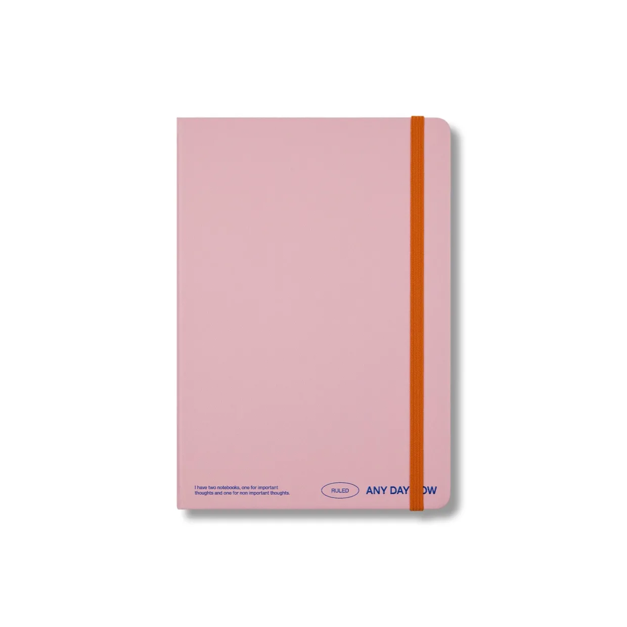 Blush Any Day Notebook Ruled A5