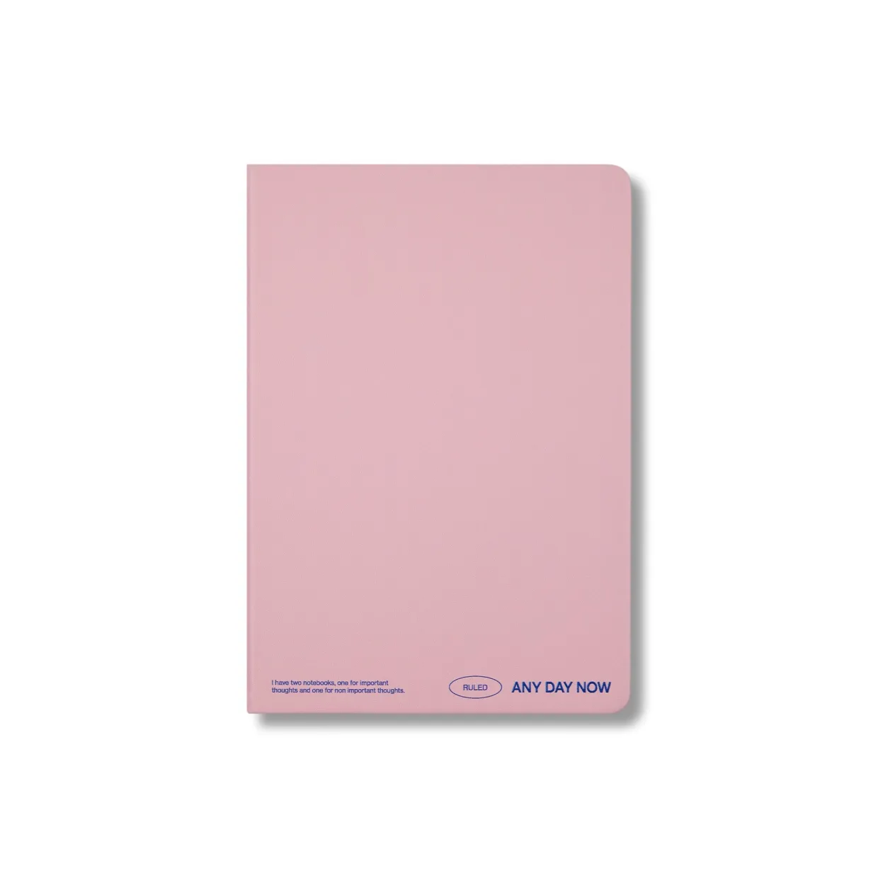 Blush Any Day Notebook Ruled A5