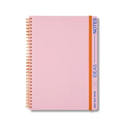 Blush Spiral Notebook Ruled B5