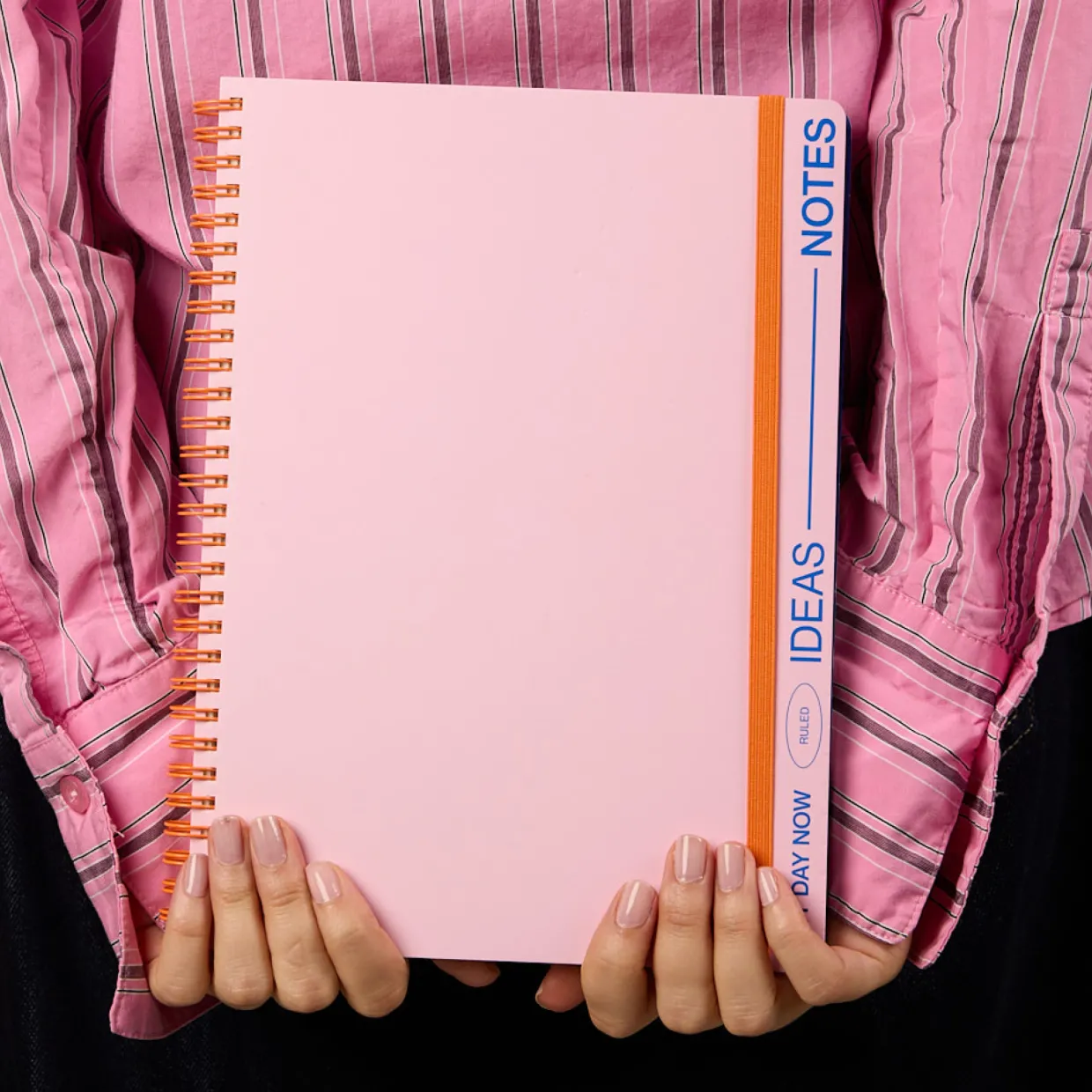 Blush Spiral Notebook Ruled B5