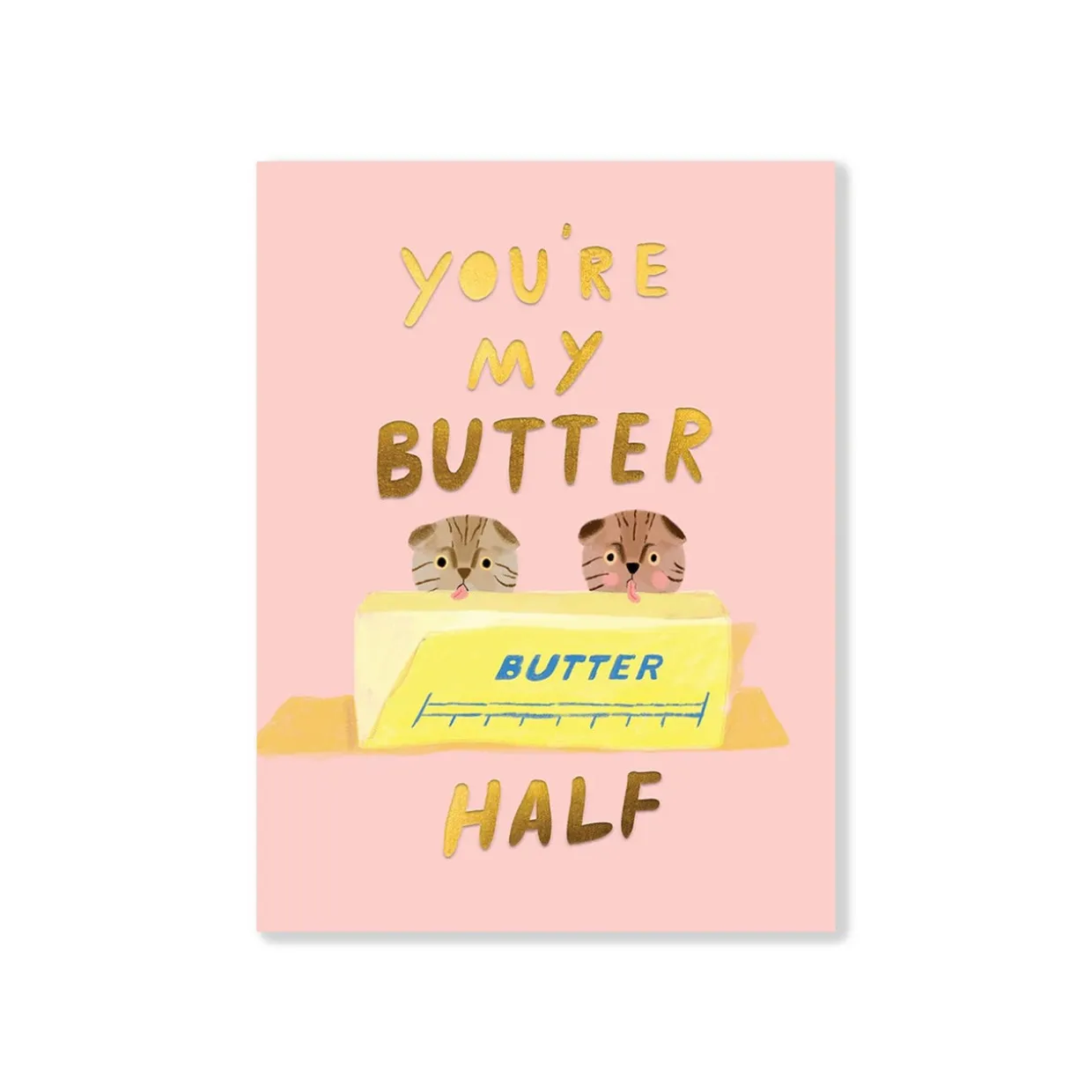 Butter Half Greeting Card