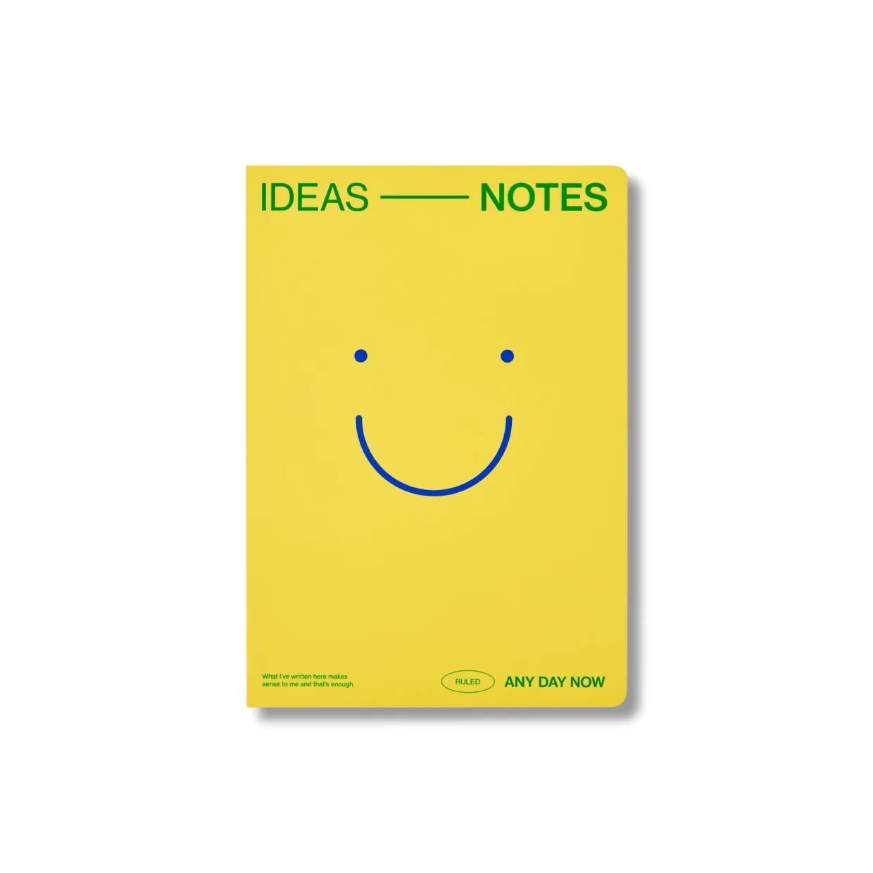 Butter Open Bound Notebook Ruled A5