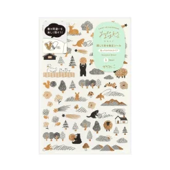 Camouflage Forest Decorative Sticker Sheet