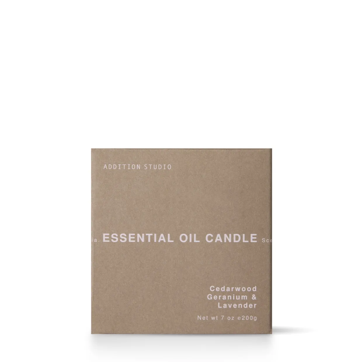 Cedarwood, Geranium and Lavender Essential Oil Candle