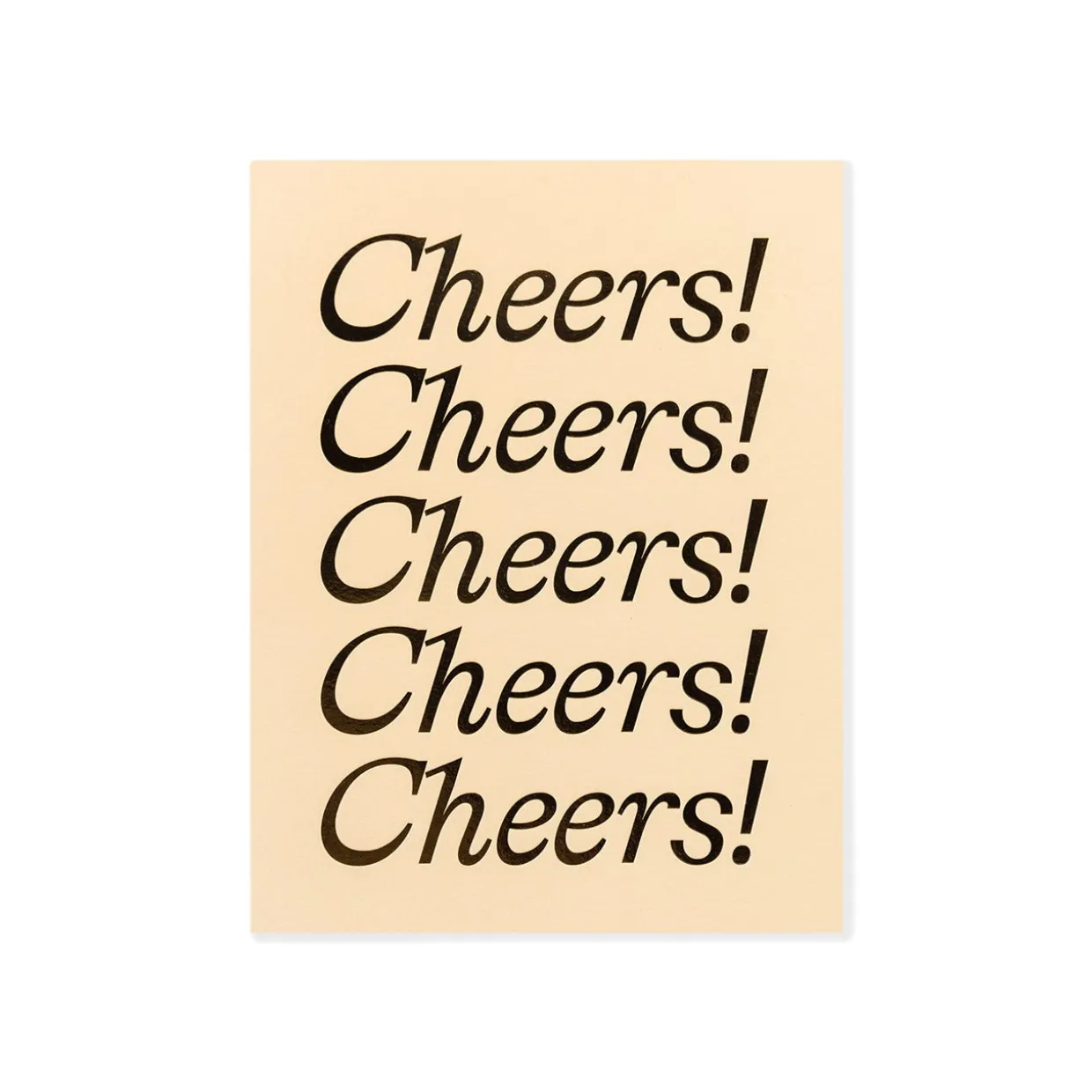 Cheers Greeting Card