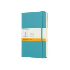 Classic Large Hard Cover Notebook Ruled Reef Blue