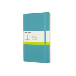 Classic Large Soft Cover Notebook Plain Reef Blue