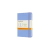 Classic Pocket Hard Cover Notebook Ruled Hydrangea Blue