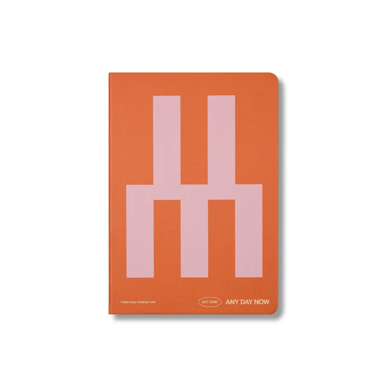 Coral Any Day Notebook Dot Grid A5