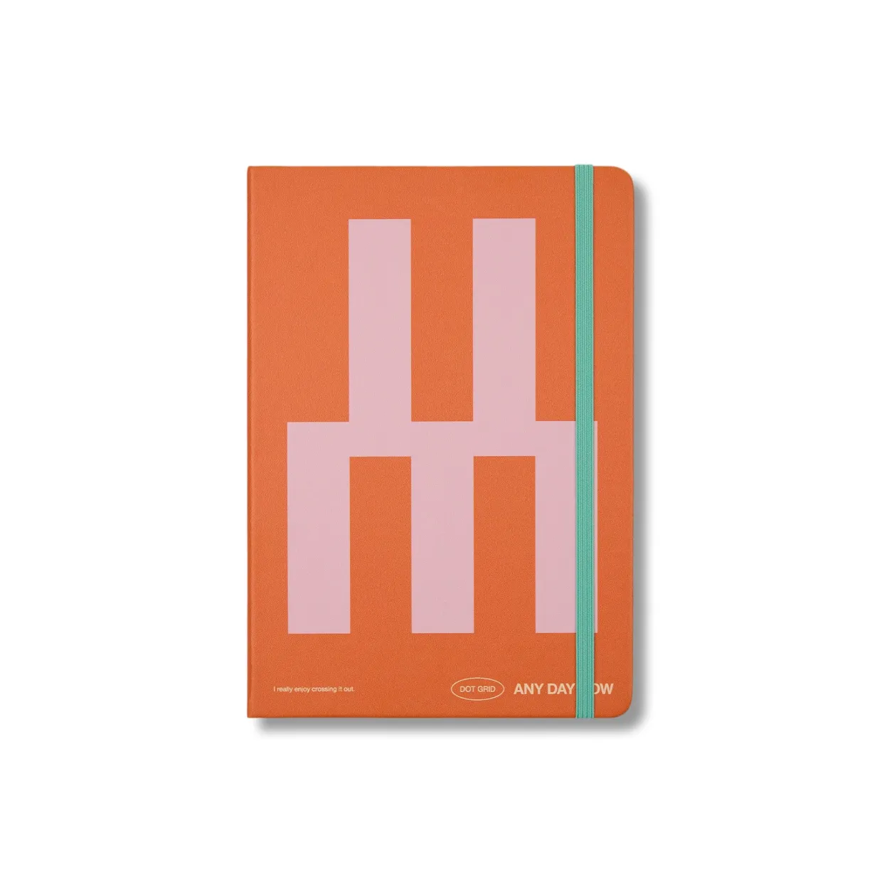 Coral Any Day Notebook Dot Grid A5
