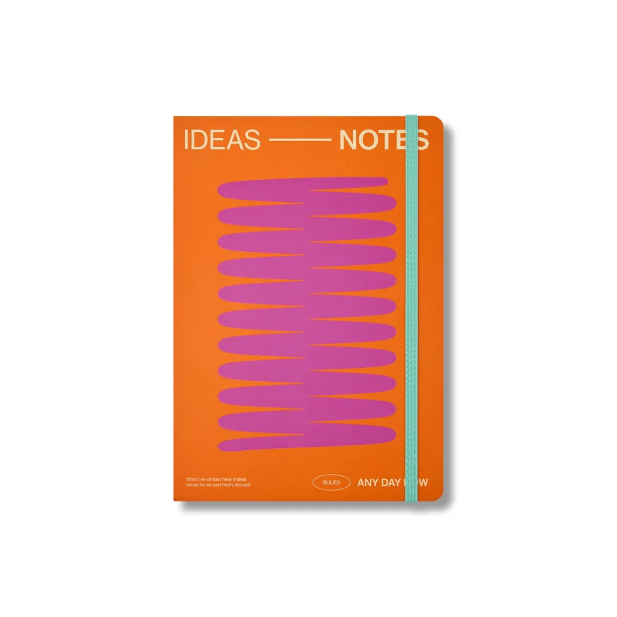 Coral Open Bound Notebook Ruled A5