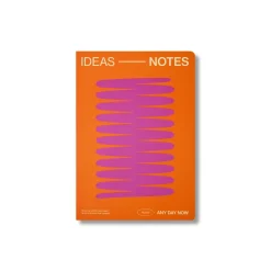 Coral Open Bound Notebook Ruled A5