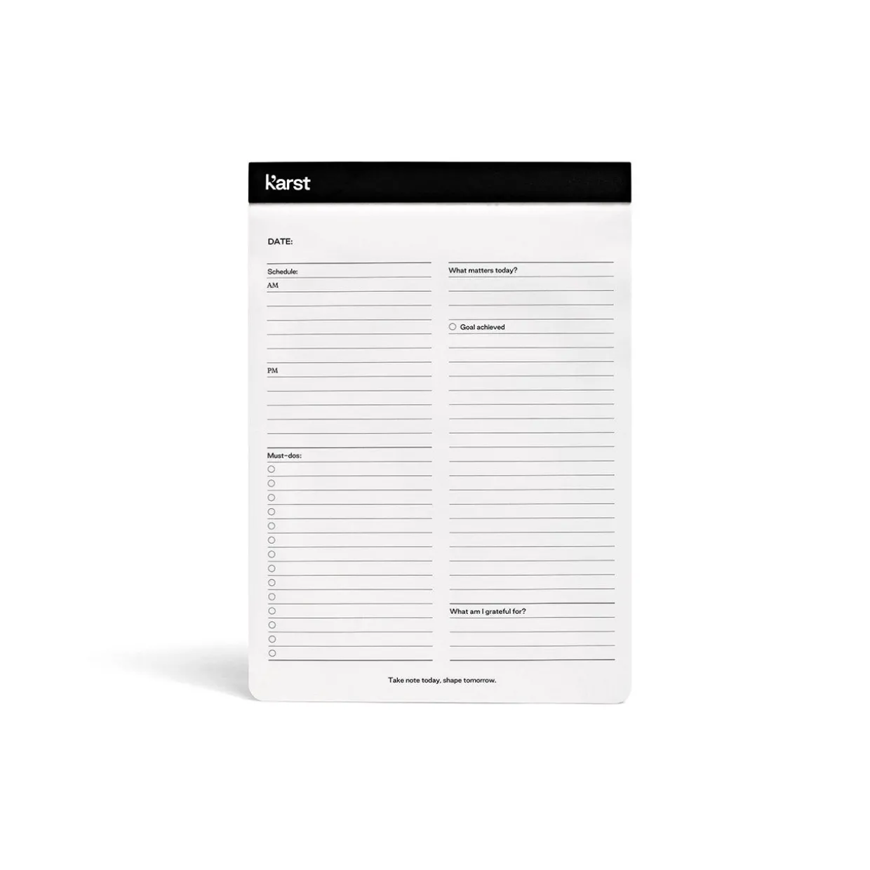 Daily Action Pad A4