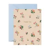 Ditsy Dahlia Thank You Greeting Card