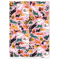 Dogs Day Out Wrapping Sheet