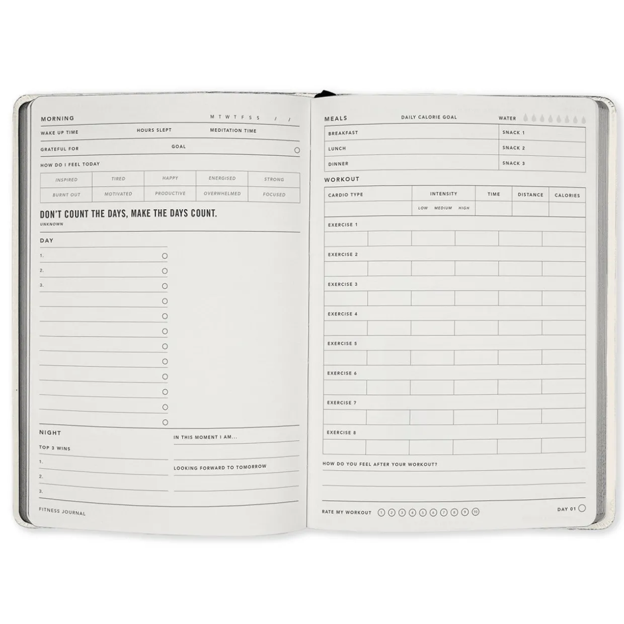 Fitness Journal A5