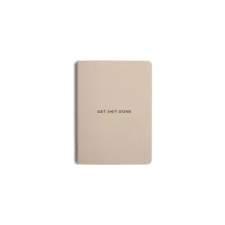 Get Shit Done Minimal Notebook A6