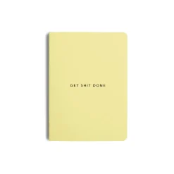 Get Shit Done Minimal Notebook A5
