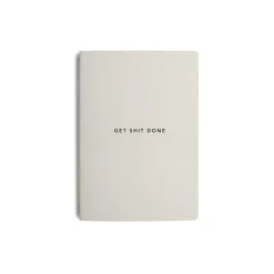 Get Shit Done Minimal Notebook A5