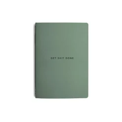 Get Shit Done Minimal Notebook A5
