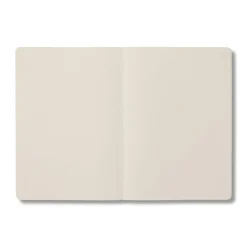 Green Open Bound Notebook Dot Grid A5