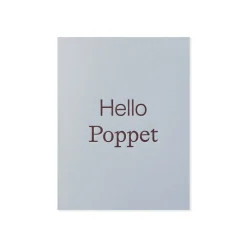 Hello Poppet Greeting Card