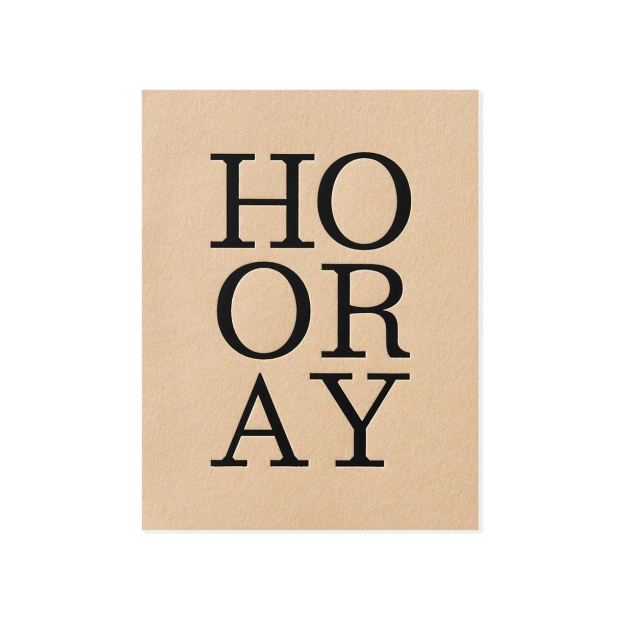 HOORAY Greeting Card