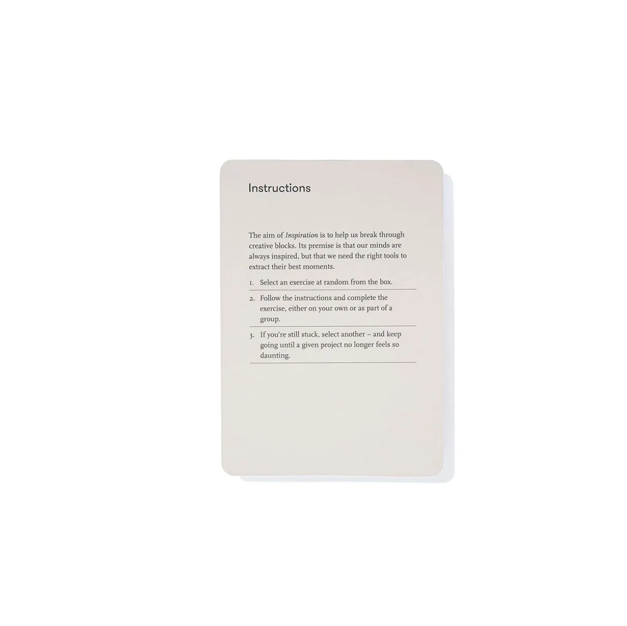 Inspiration Card Set