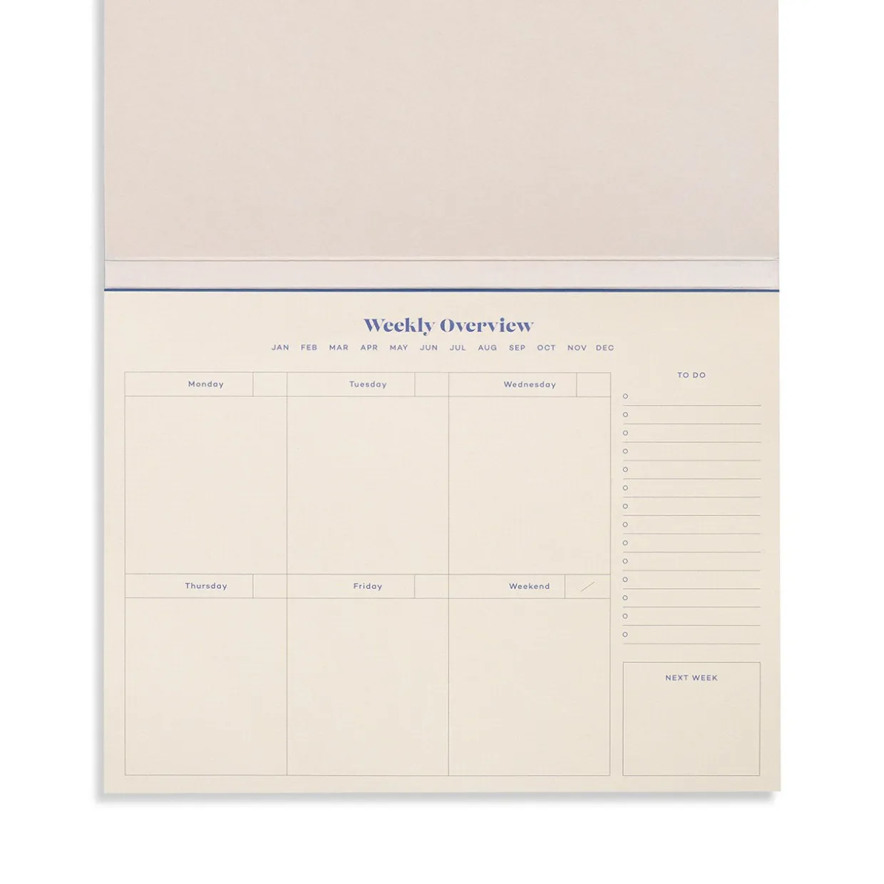 Joy Weekly Desk Planner A5