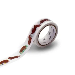 Lea Maupetit Sausage Dog Washi Tape Single Roll