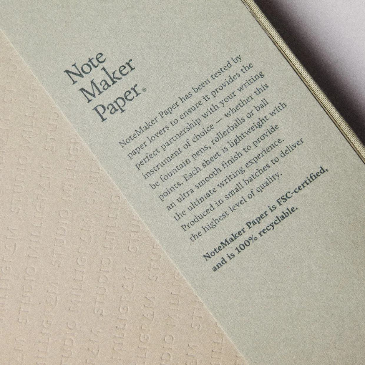 Linen Bound Notebook Ruled A5