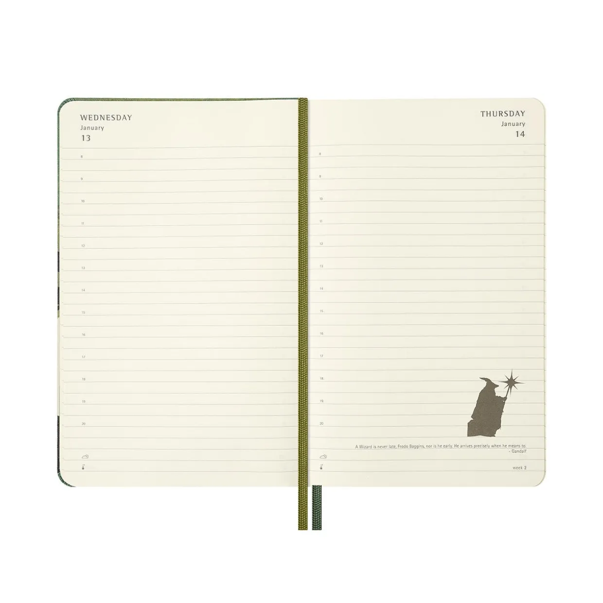 2027 Lord of the Rings Daily Hard Cover Diary Large