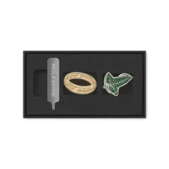 Lord of the Rings Ring and Leaf Pin Bundle Set of 2