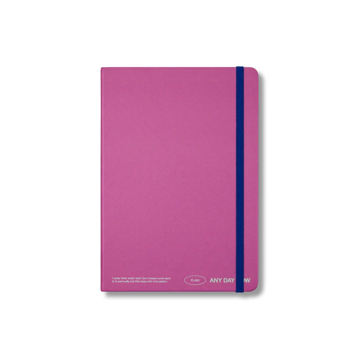 Magenta Any Day Notebook Plain A5