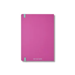 Magenta Open Bound Notebook Dot Grid A5