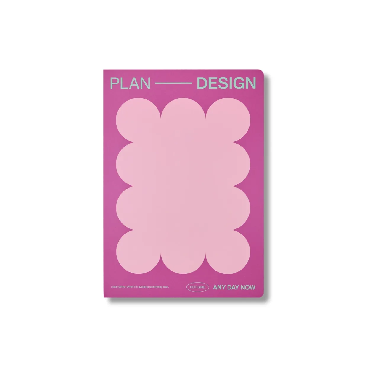 Magenta Open Bound Notebook Dot Grid A5