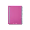 Magenta Spiral Notebook Ruled A5