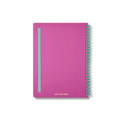 Magenta Spiral Notebook Ruled A5