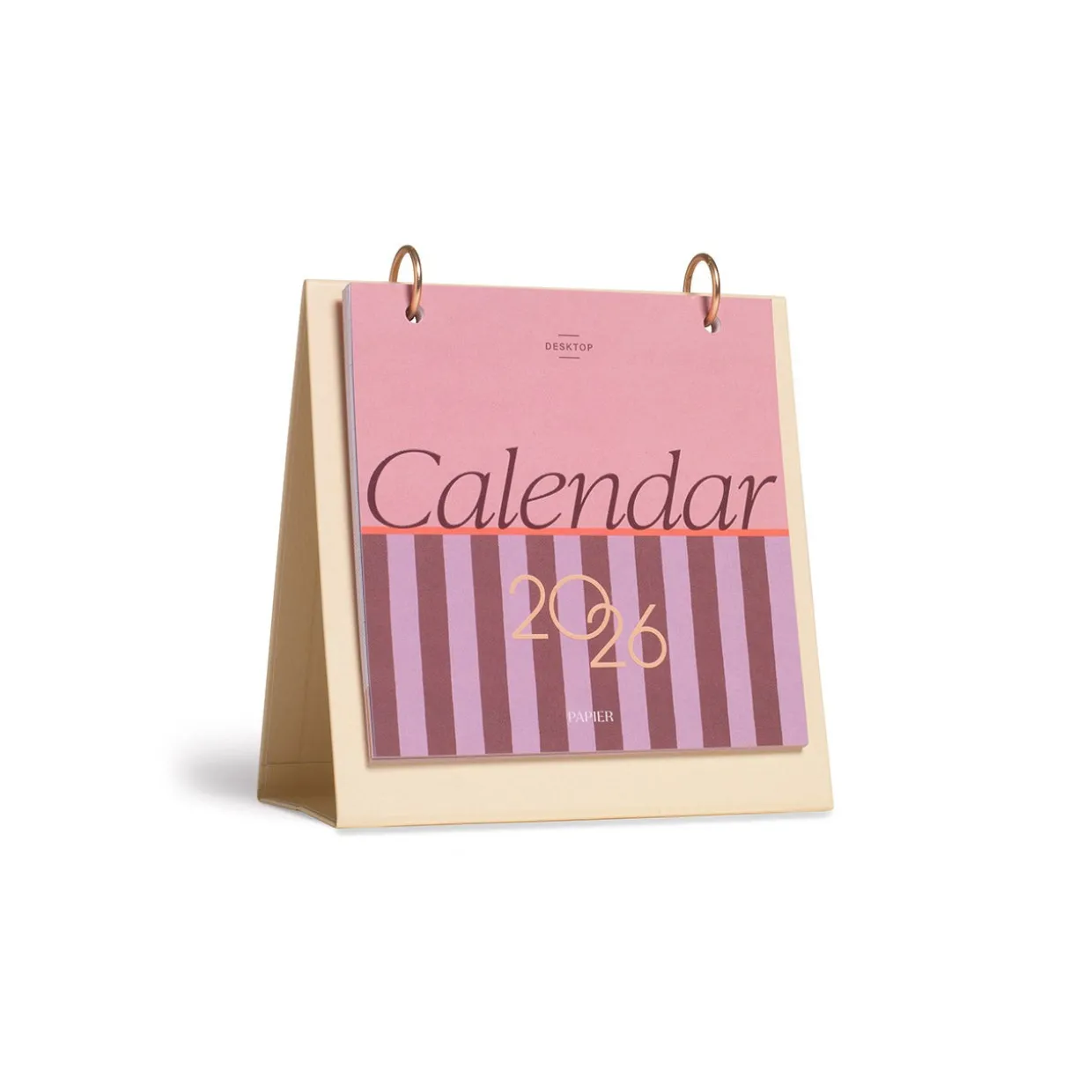 2026 Modern Type Desk Calendar