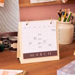 2026 Modern Type Desk Calendar