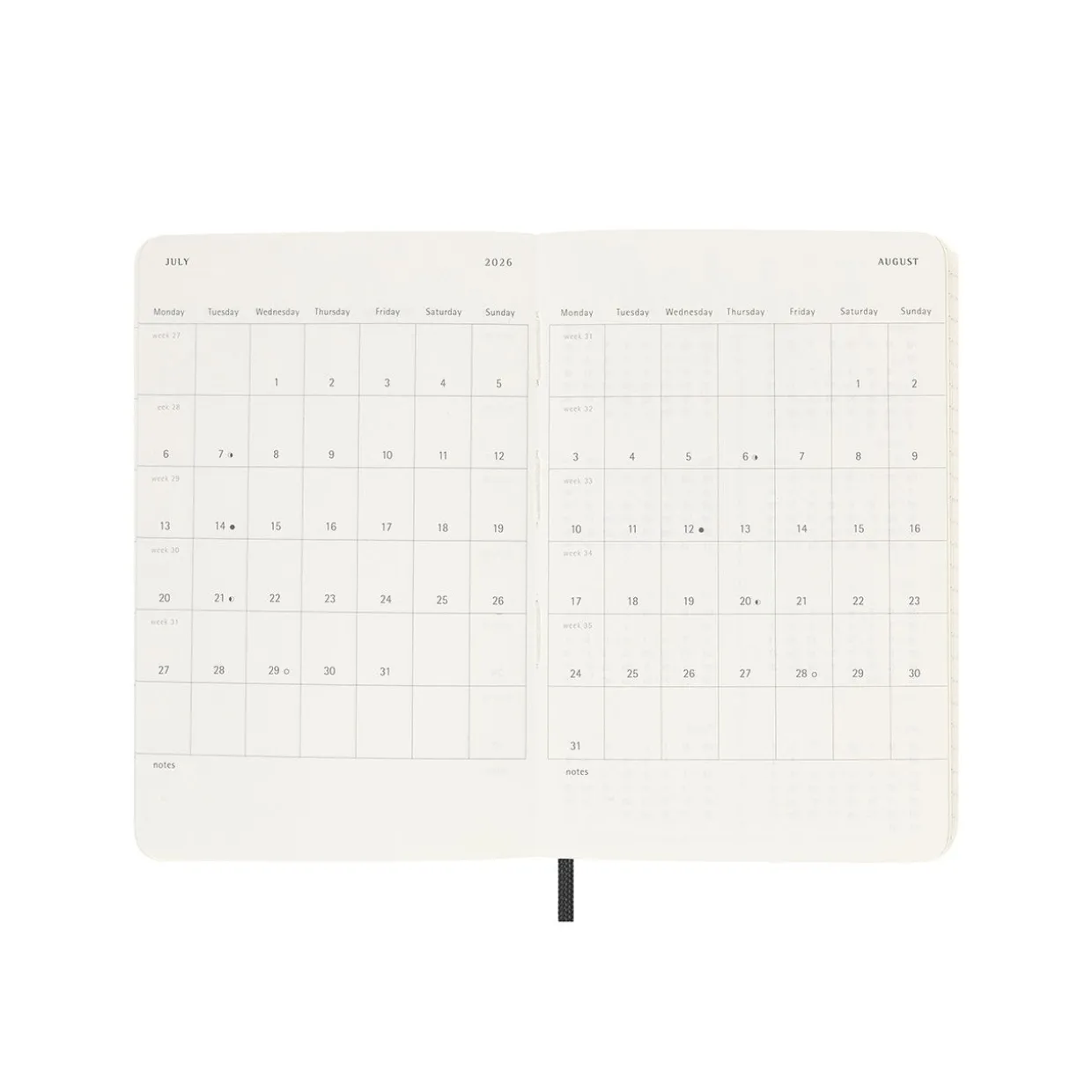 2026-27 18 Month Weekly Notebook Soft Cover Diary Pocket