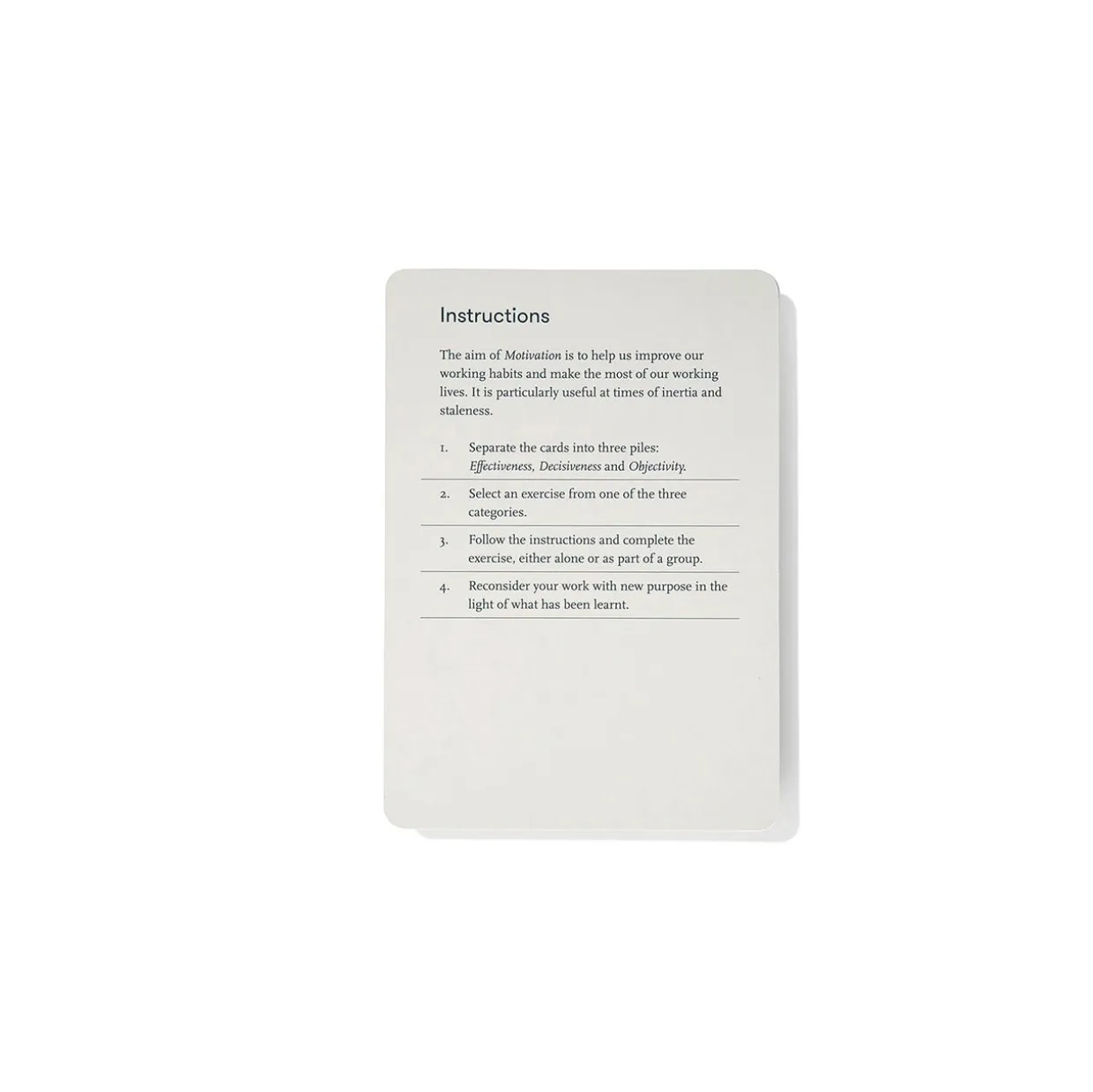 Motivation Card Set