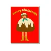 Pudding Boots Greeting Card