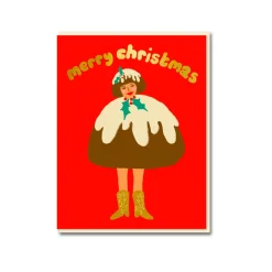 Pudding Boots Greeting Card