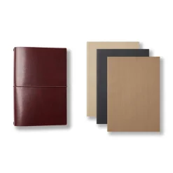 Refillable Leather Journal Set A5